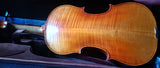Vintage 15.25 inch Strad copy viola, presumably German, well flamed.