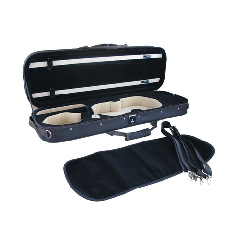 Rectangular styrofoam violin case