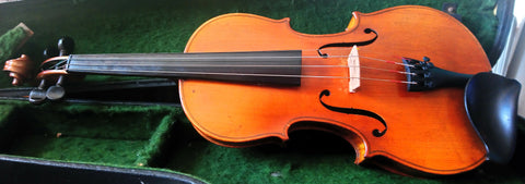 Antique violin, well flamed, presumably German 4/4