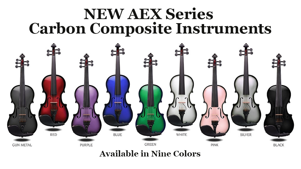 Glasser AEX violin acoustic electric four or five string 4/4 only