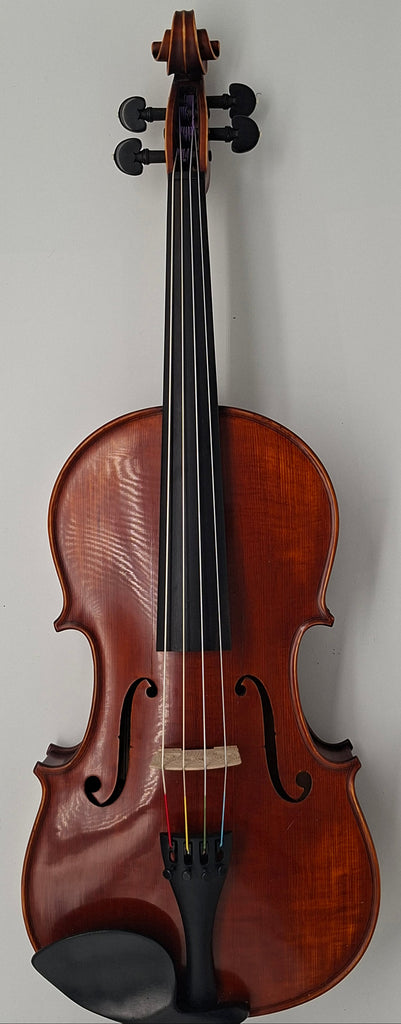Gliga Gama viola with repaired crack.  16 inch.  One piece back.