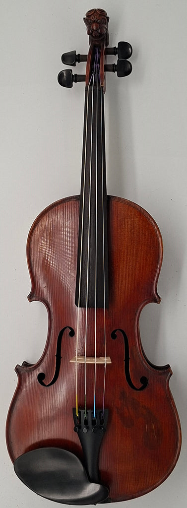 4/4 Lion Head violin Mittenwald c. 1910