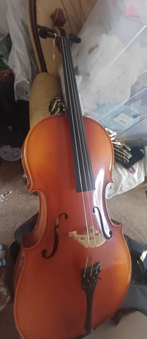 Used Romanian cello 3/4 size