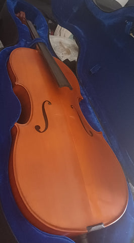 Lightly used Gliga Gems 1 cello 4/4
