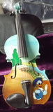 Donald Duck painted violin 1/2 size Gliga Gems 1