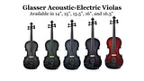 Glasser Carbon Composite violin AE - electric acoustic 4/4 only.  Four or Five string.