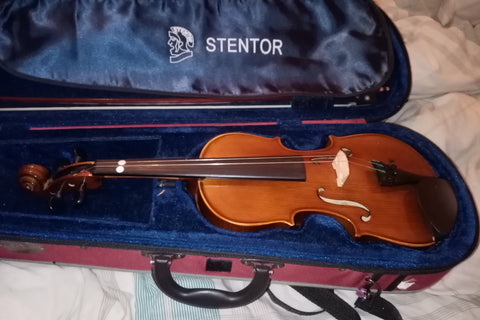 used Stentor 2 outfit 1/2 size - Prelude strings, new bow