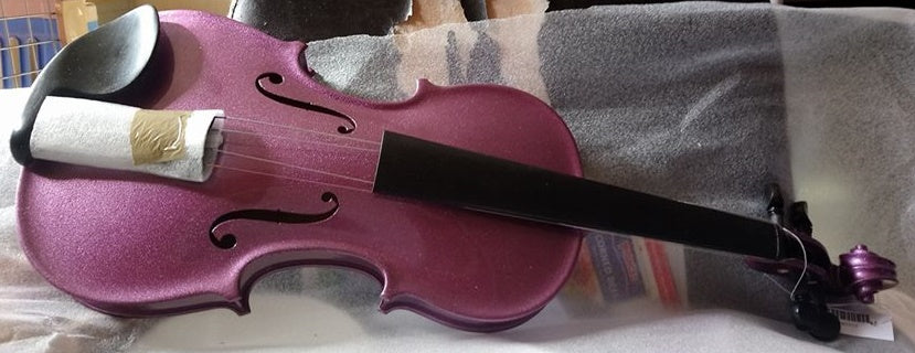 Coloured Gliga Genial 1 and Gems 2 violins